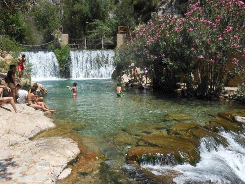 Alicante y Benidorm: Cascadas de Algar incluyendo transporte